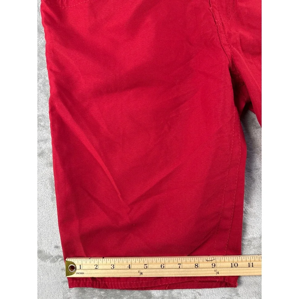 True Religion Board Shorts Mens 34 Board Shorts SE Red Horseshoe NEW